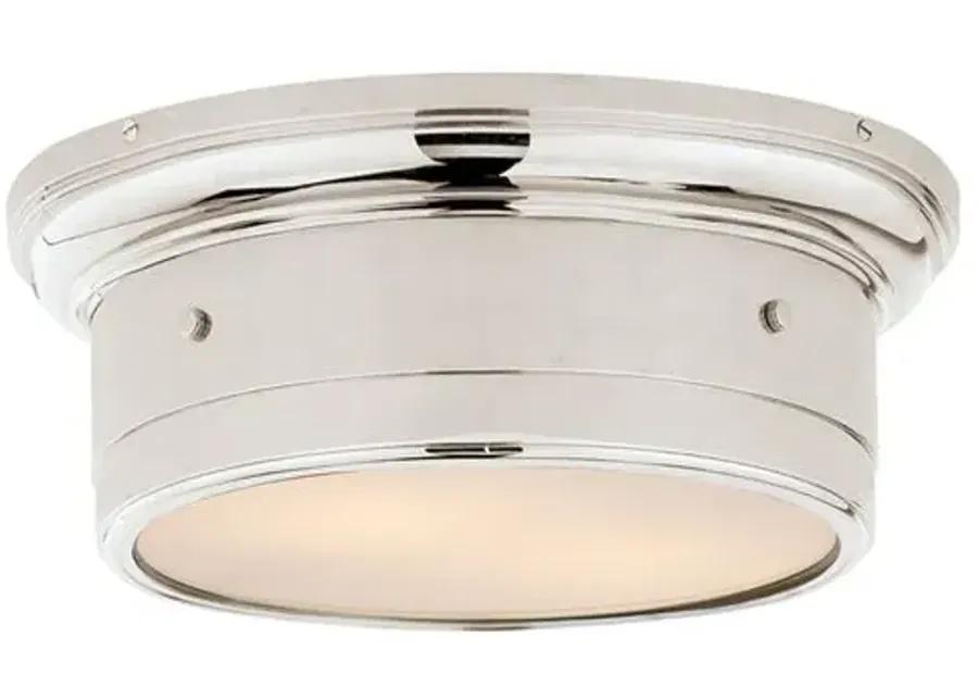 Visual Comfort - Siena Flush Mount - Chrome - Silver