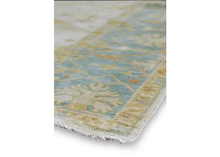 Paget Rug - Blue/Ivory - Exquisite Rugs - Blue