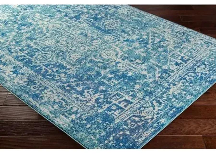 Corvi Rug - Blue/Neutral - Blue