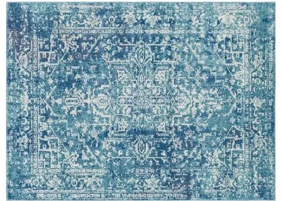 Corvi Rug - Blue/Neutral - Blue