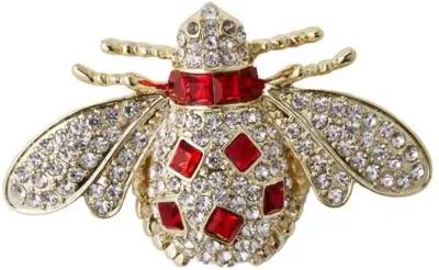 Jeweled Insect Clip Ornaments - Silver - Joanna Buchanan