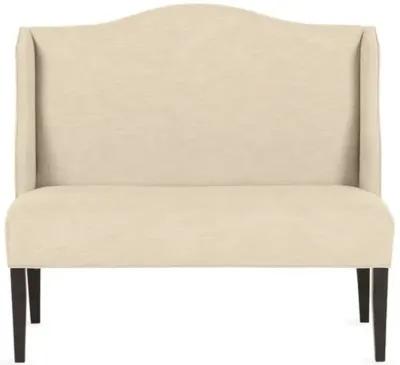 Chelsea Camelback Banquette - Handcrafted - Beige