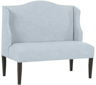 Chelsea Camelback Banquette - Handcrafted - Blue