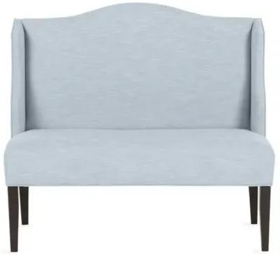 Chelsea Camelback Banquette - Handcrafted - Blue