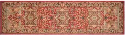 Avila Rug - Natural/Navy - Red - Red