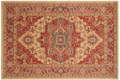 Zarah Rug - Red/Natural - Red