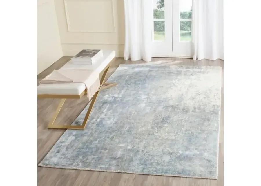 Isetta Rug - Aqua/Ivory - Blue - Blue