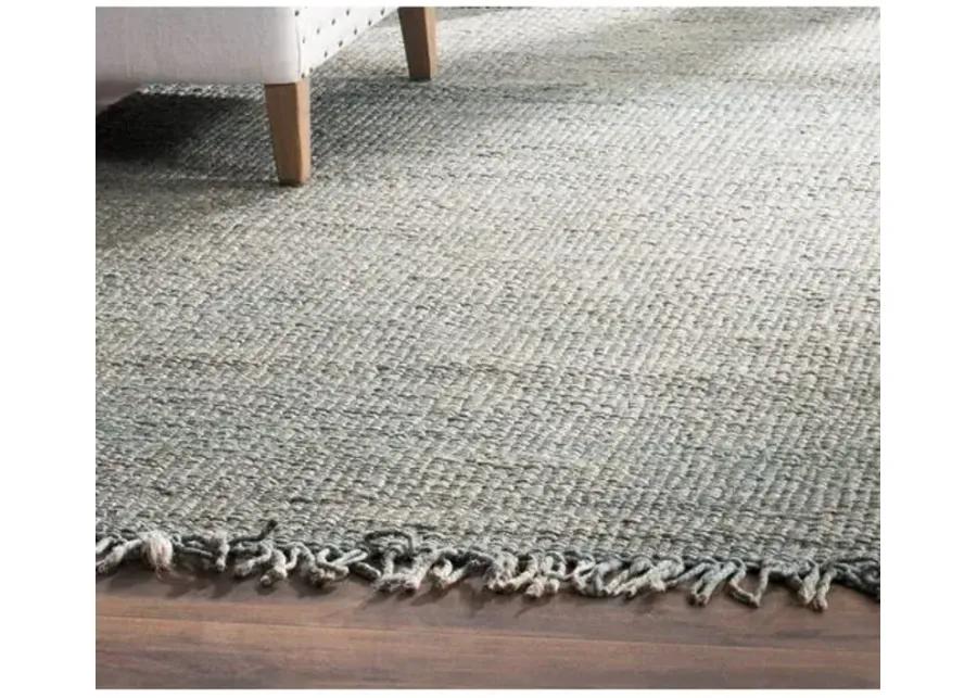 Marek Jute Rug - Blue/Green - Blue