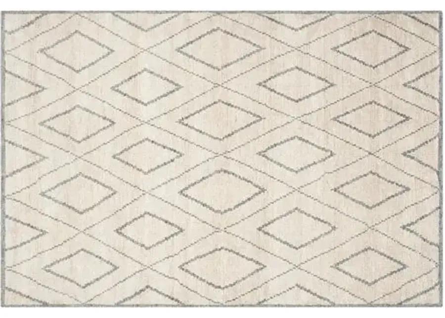 Covern Hand-Knotted Rug - Beige/Gray - Beige