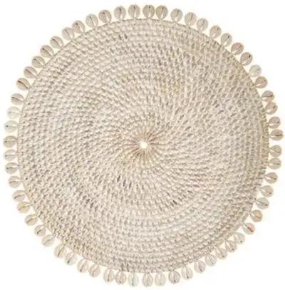 Set of 4 Shelby Place Mats - Bone/Ivory - Mode Living