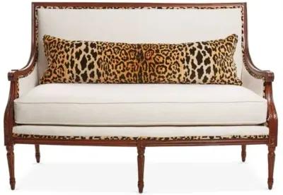 James Settee - Leopard/Ivory Crypton