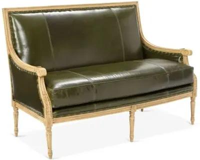 James Settee - Evergreen Leather