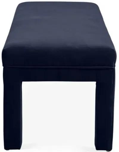 Brittany Bench - Velvet - Kim Salmela - Handcrafted - Blue