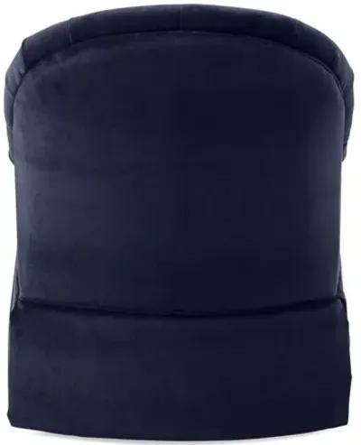 Marlowe Swivel Club Chair - Navy Velvet