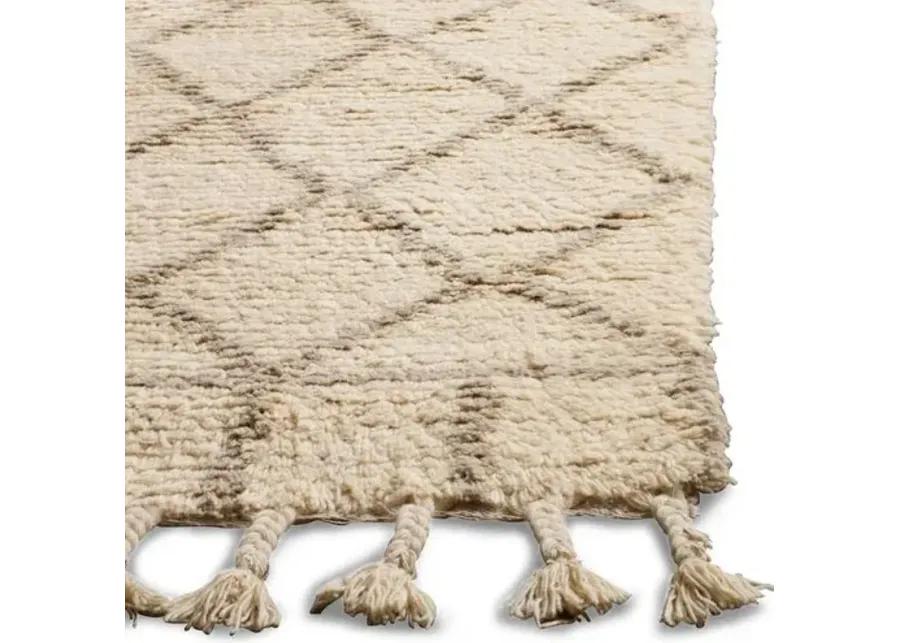 Hoyne Rug - Ivory/Light Gray - Beige - Beige