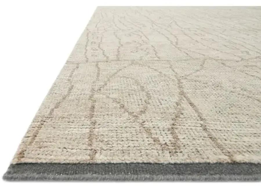 Murray Hand-Knotted Rug - Sand/Taupe - Beige - Beige