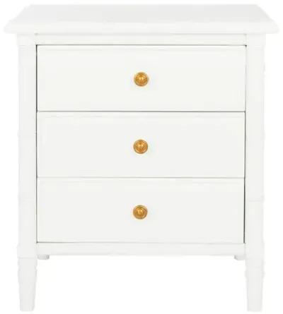 Erickson 3-Drawer Nightstand - White