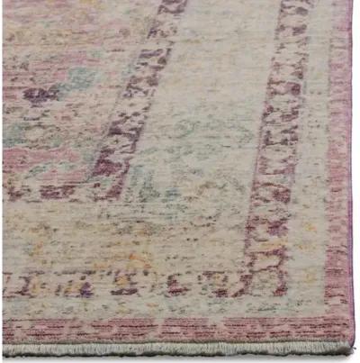 Atitlan Rug - Rose/Light Gray - Pink - Pink