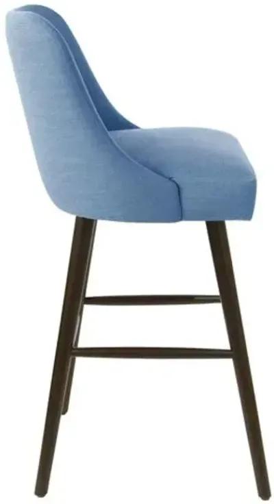 Barron Barstool - Handcrafted - Blue