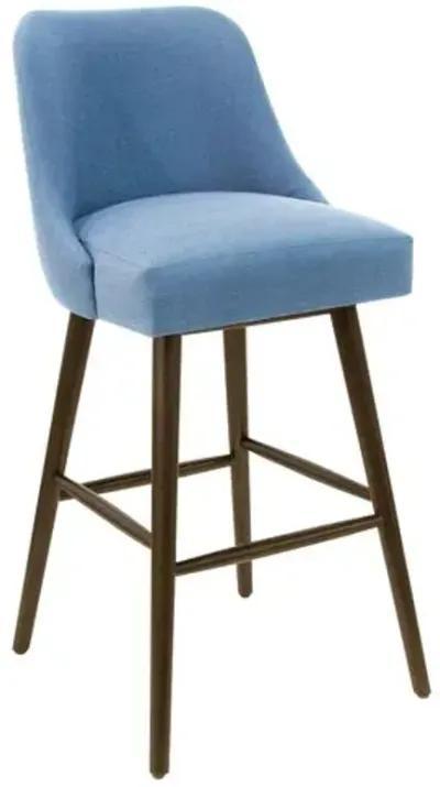 Barron Barstool - Handcrafted - Blue