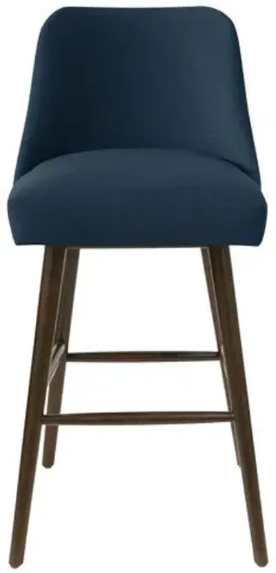 Barron Barstool - Handcrafted - Blue