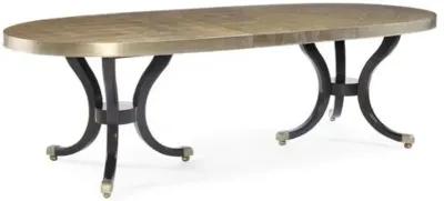 Finsbury Dining Table - Silver Leaf