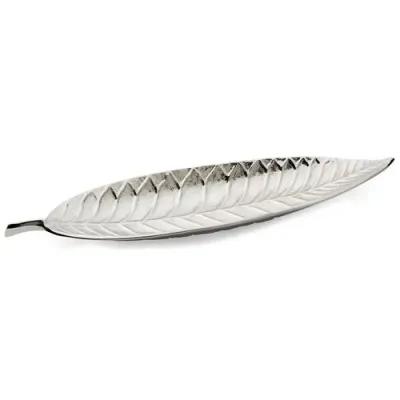 Leaf Serving Tray - Silver