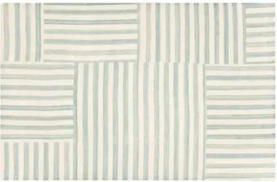 Canyon Stripe Patch Rug - Ralph Lauren Home - Ivory - Ivory