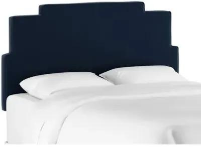 Paxton Velvet Headboard - Blue