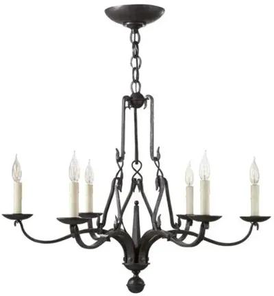 Ralph Lauren Home - Visual Comfort - Allegra Small Chandelier - Iron - Black