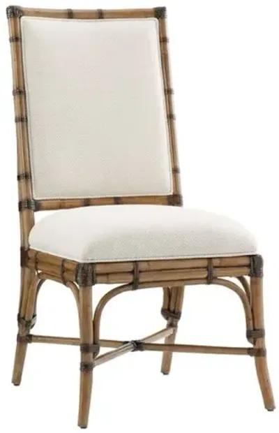 Summer Isle Side Chair - Soft Taupe - Tommy Bahama - Ivory