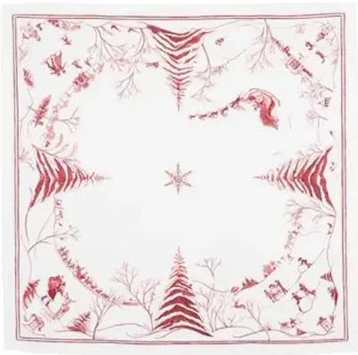 Country Estate Frolic Dinner Napkin - White/Red - Juliska