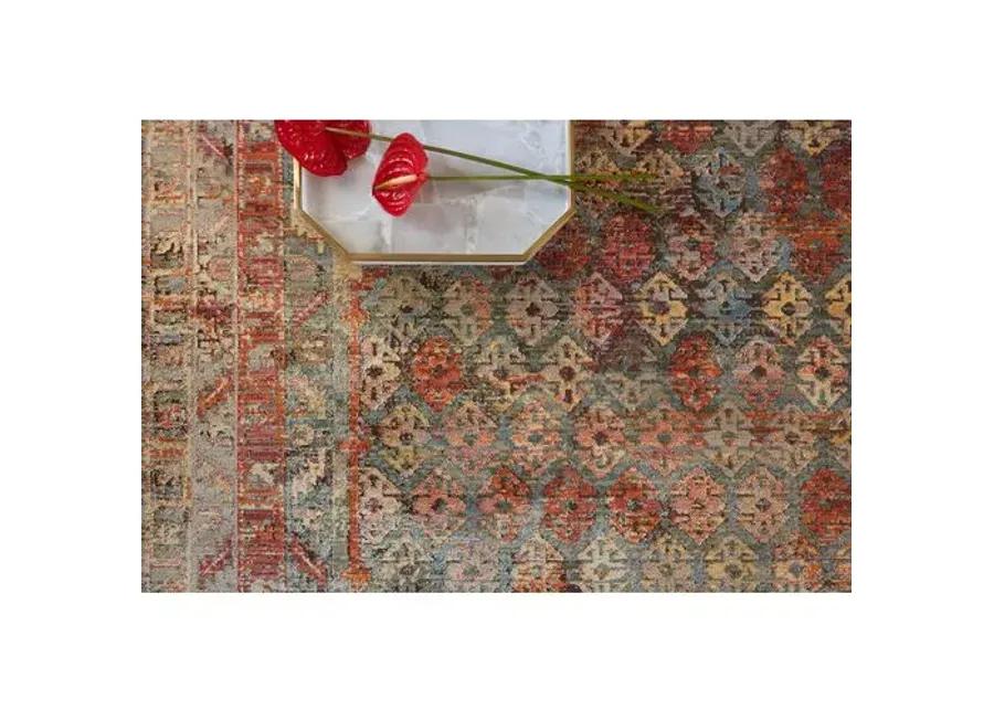 Sagamore Rug - Slate/Berry - Red - Red