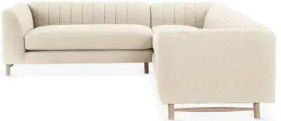 Alden Linen Sectional - Ivory