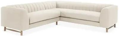 Alden Linen Sectional - Ivory