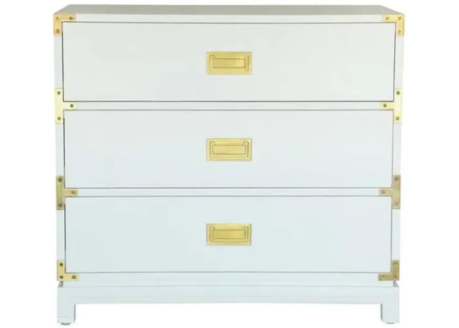 Carlyle Campaign Dresser - White - Ave Home