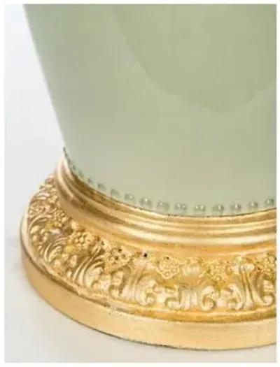 Aventine Table Lamp - Celadon/Gold - Bradburn Home