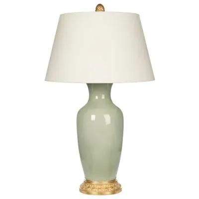 Aventine Table Lamp - Celadon/Gold - Bradburn Home