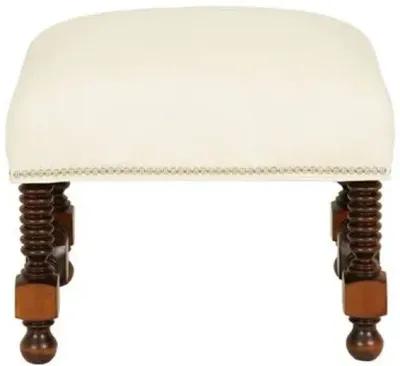 Essex Performance Spindle Ottoman - Crypton - Kim Salmela - Ivory