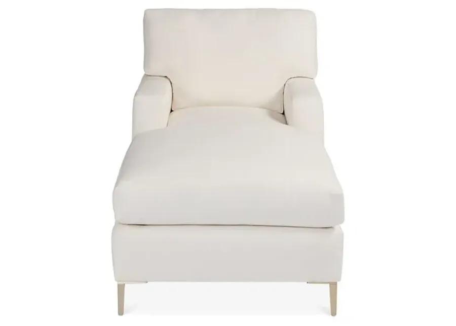 Hinton Chaise - Ivory Crypton - Comfortable, Sturdy, Stylish, Eco-Friendly, Eco-Friendly