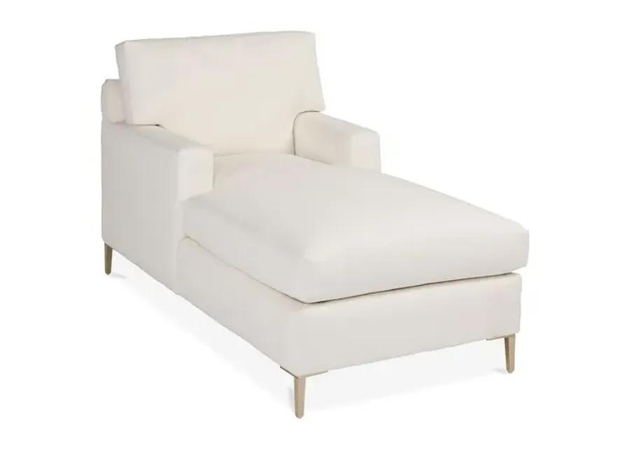 Hinton Chaise - Ivory Crypton - Comfortable, Sturdy, Stylish, Eco-Friendly, Eco-Friendly