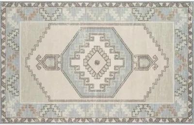 Karima Rug - Light Blue - Blue