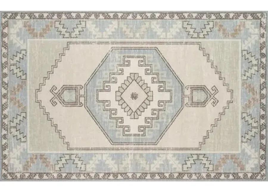 Karima Rug - Light Blue - Blue