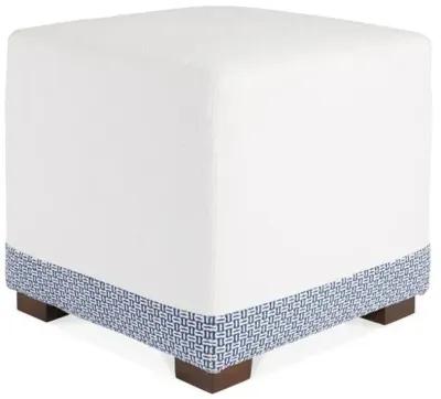 Canto Ottoman - Ivory Crypton - Miles Talbott - White