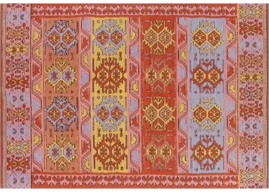 Dauner Outdoor Rug - Bright Red - Red