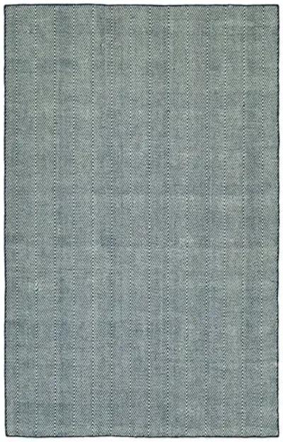 Onika Outdoor Handwoven Rug - Navy - Blue - Blue