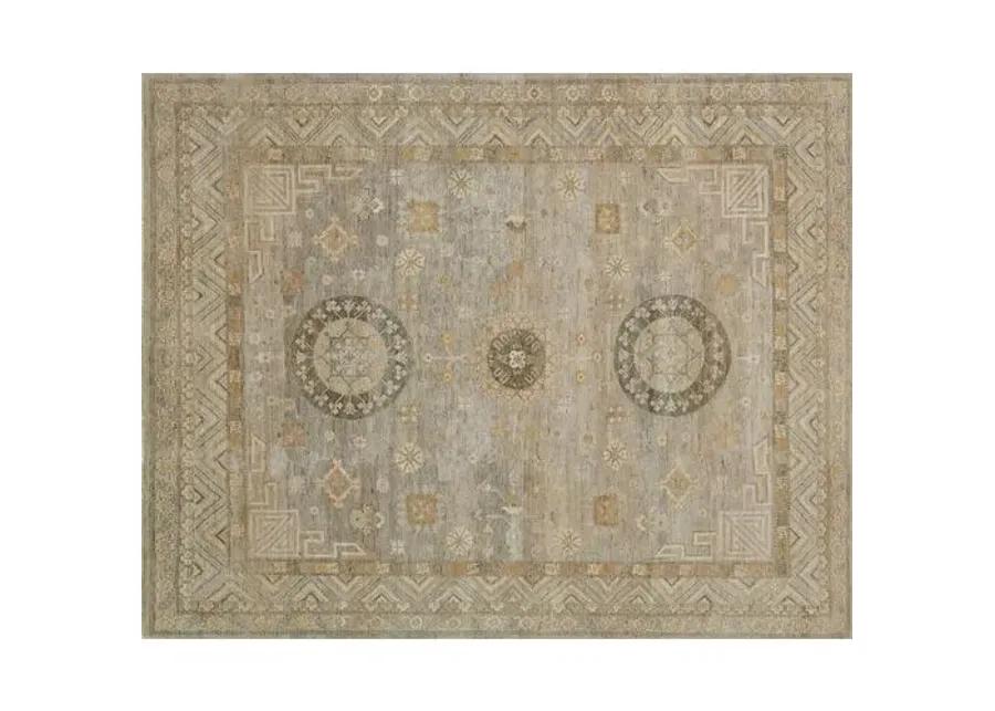 Leonora Hand-Knotted Rug - Tan - Beige - Beige