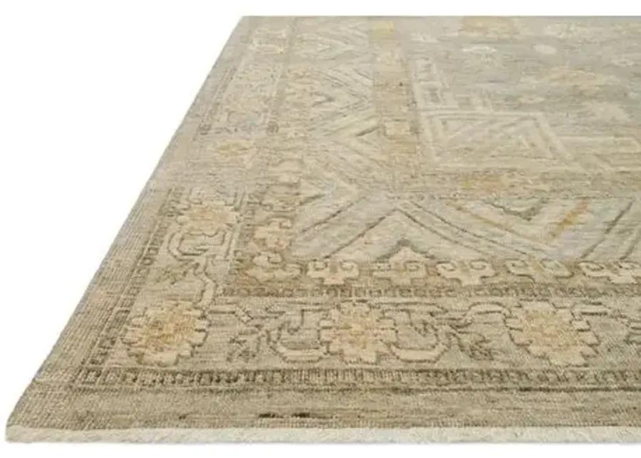 Leonora Hand-Knotted Rug - Tan - Beige - Beige