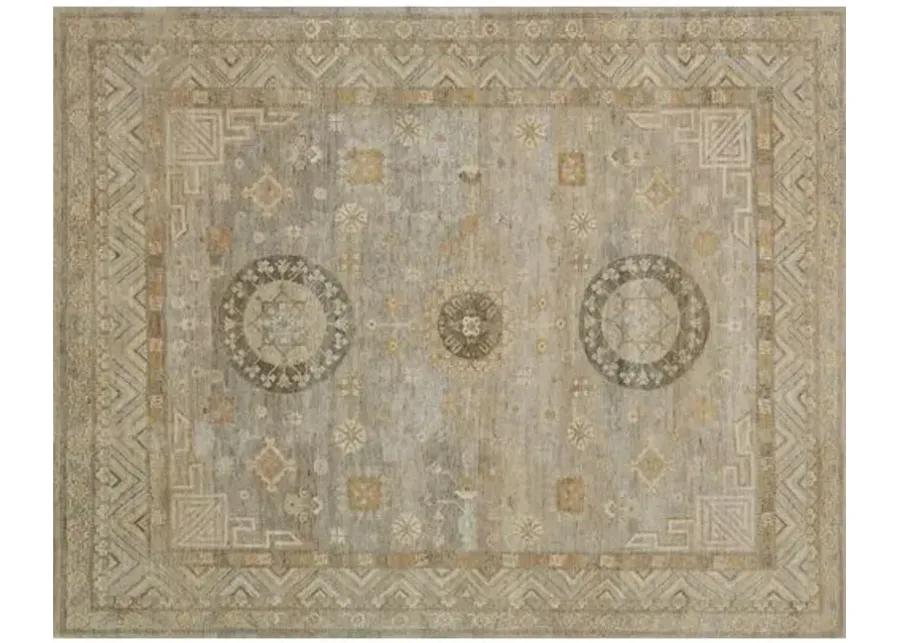 Leonora Hand-Knotted Rug - Tan - Beige - Beige