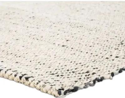 Latimer Jute Rug - White/Black - Ivory - Ivory